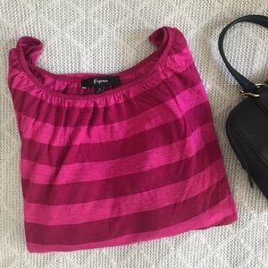 ✨SALE | Express Pink Striped Top!